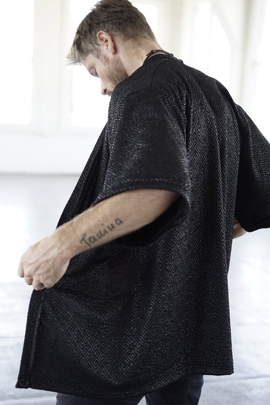 Urban Black Kimono
