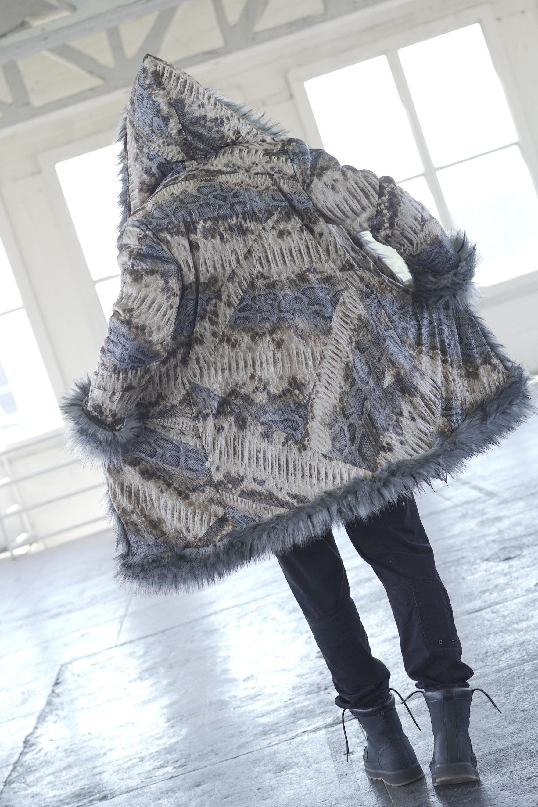 Dust Snake Fur Coat