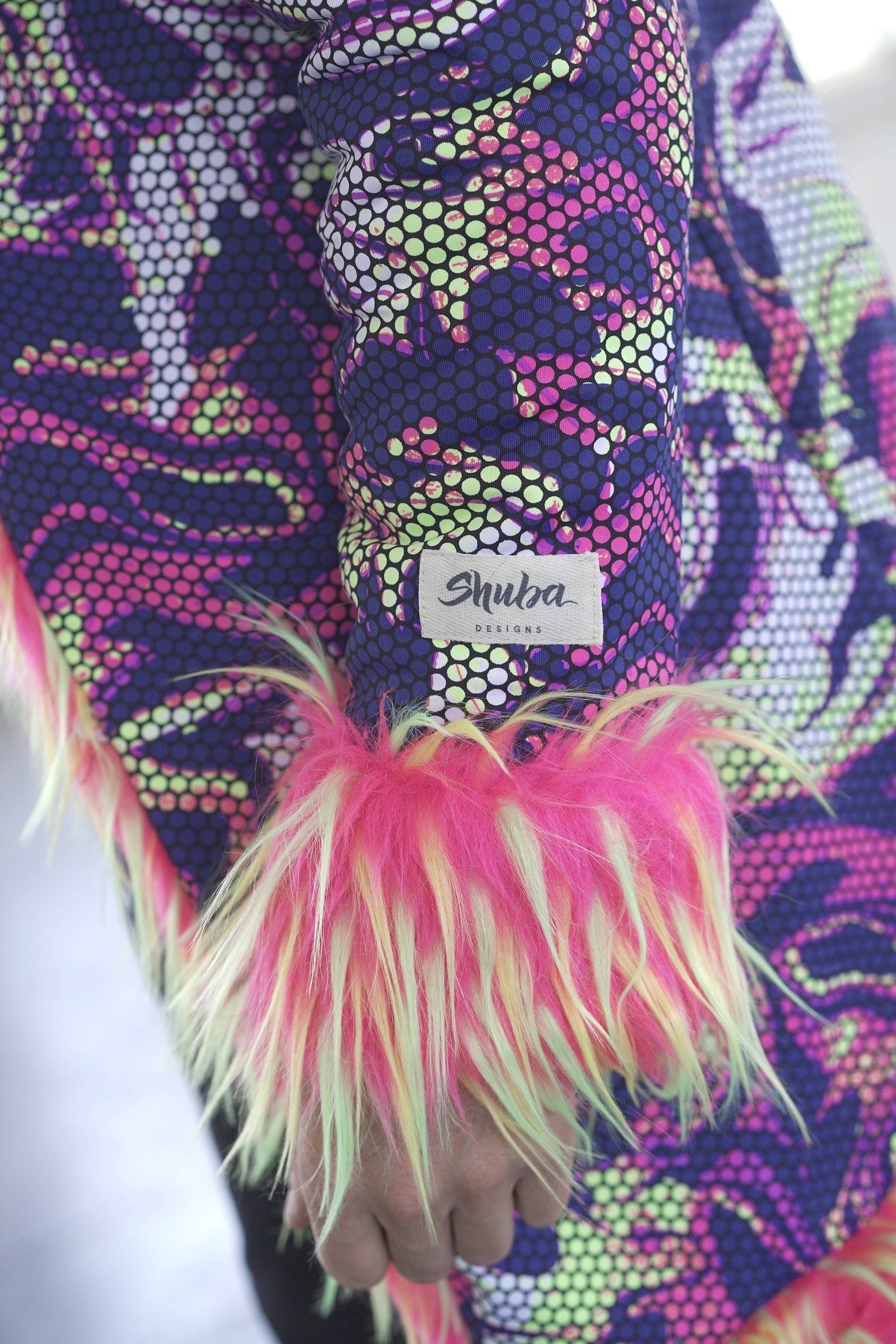 Pink Monster Fur Coat