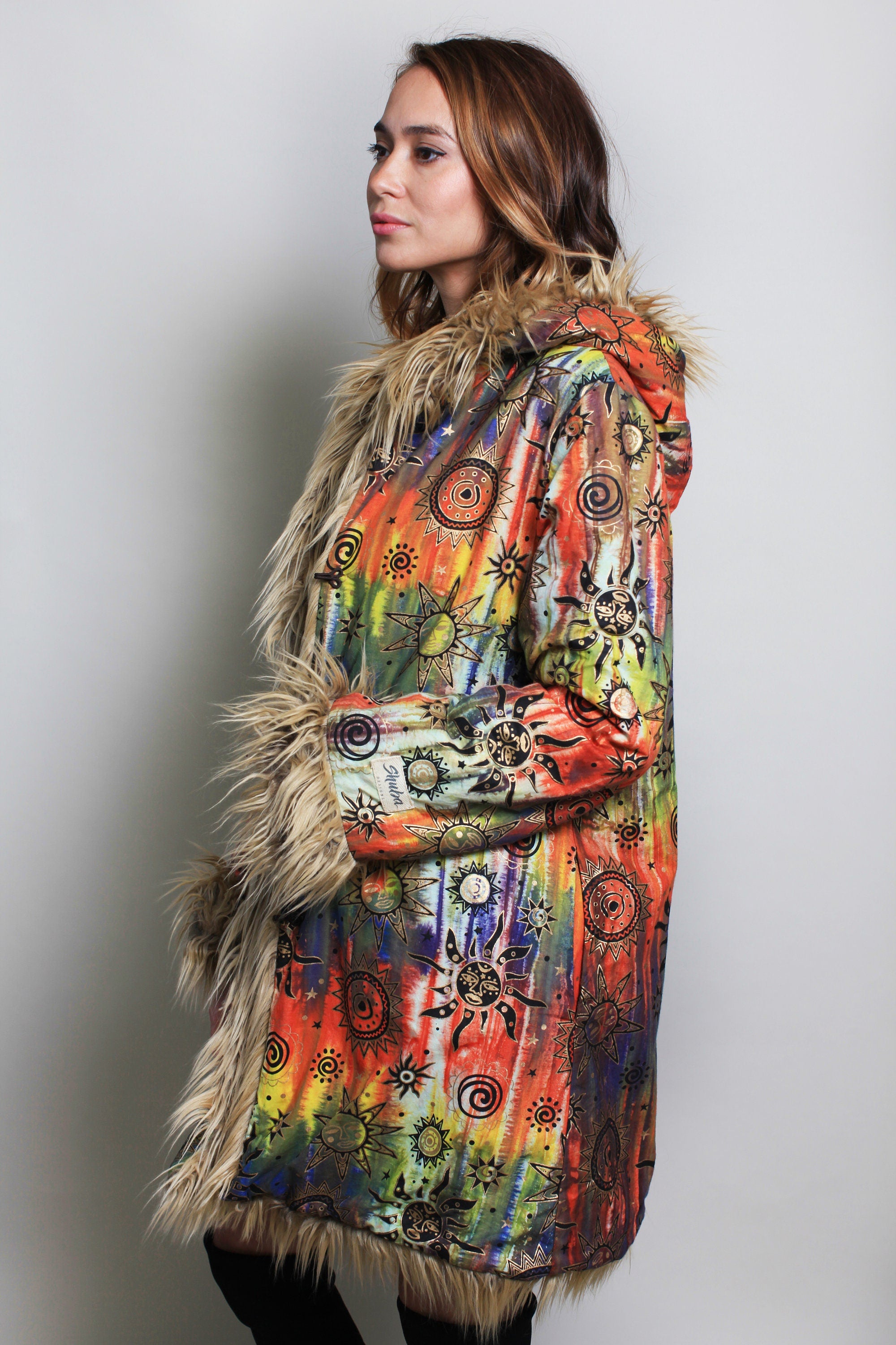 Solar Eclipse Fur Coat