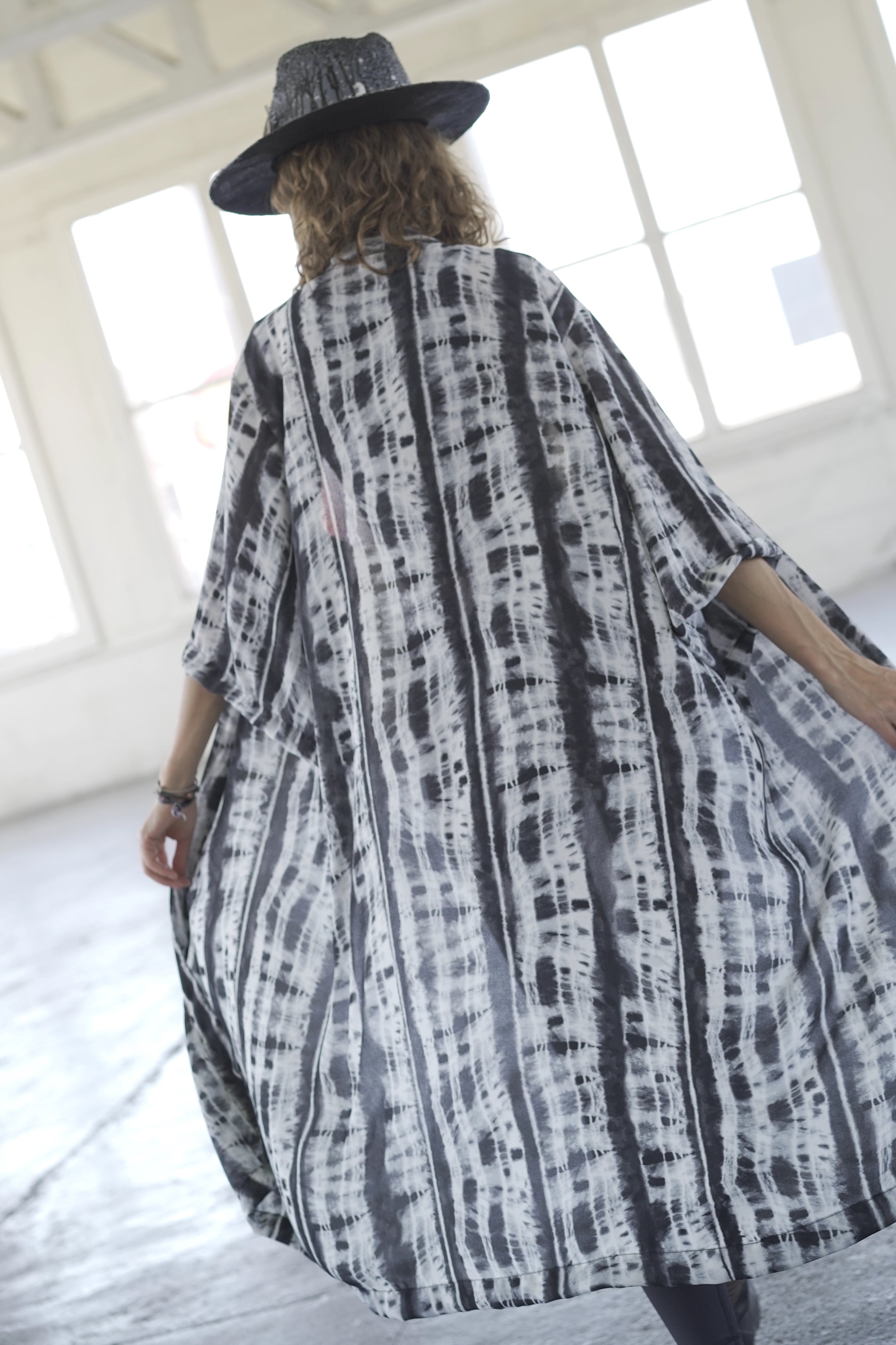 Boho Tie Dye Kimono