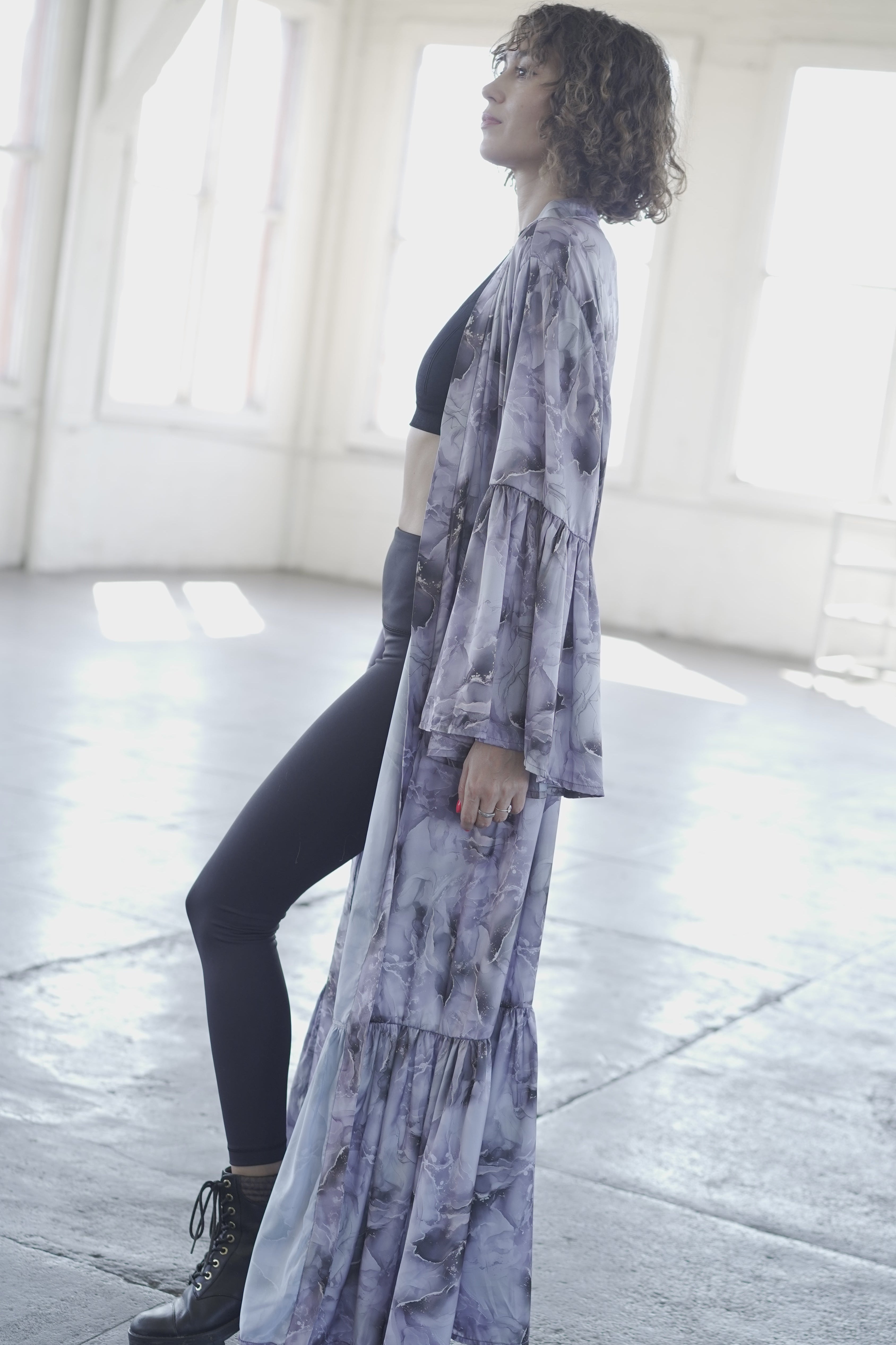 Goddess Silky Kimono Robe