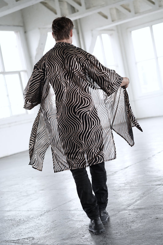 Sheer Eclipse Kimono