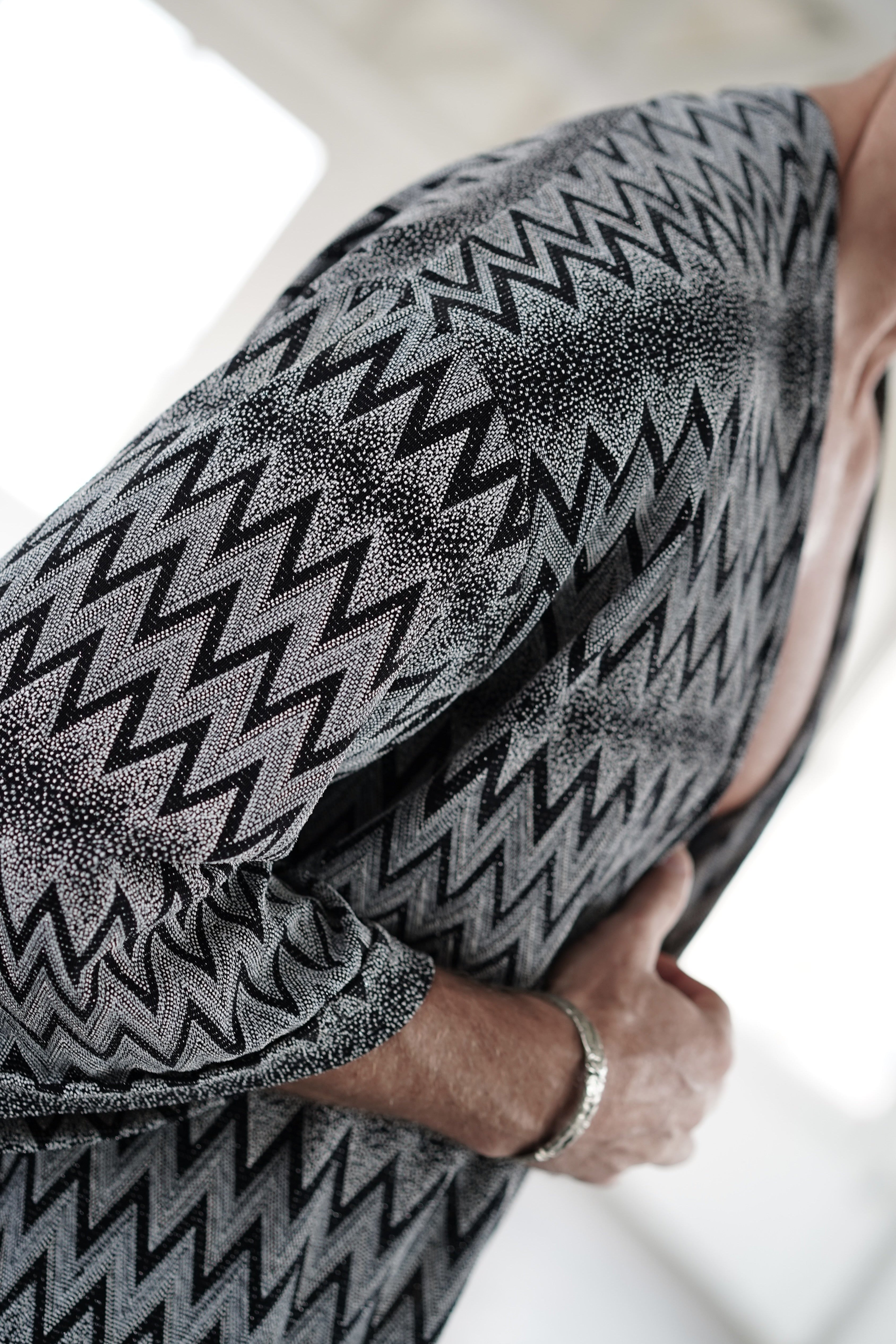 Zig Zag Long Kimono