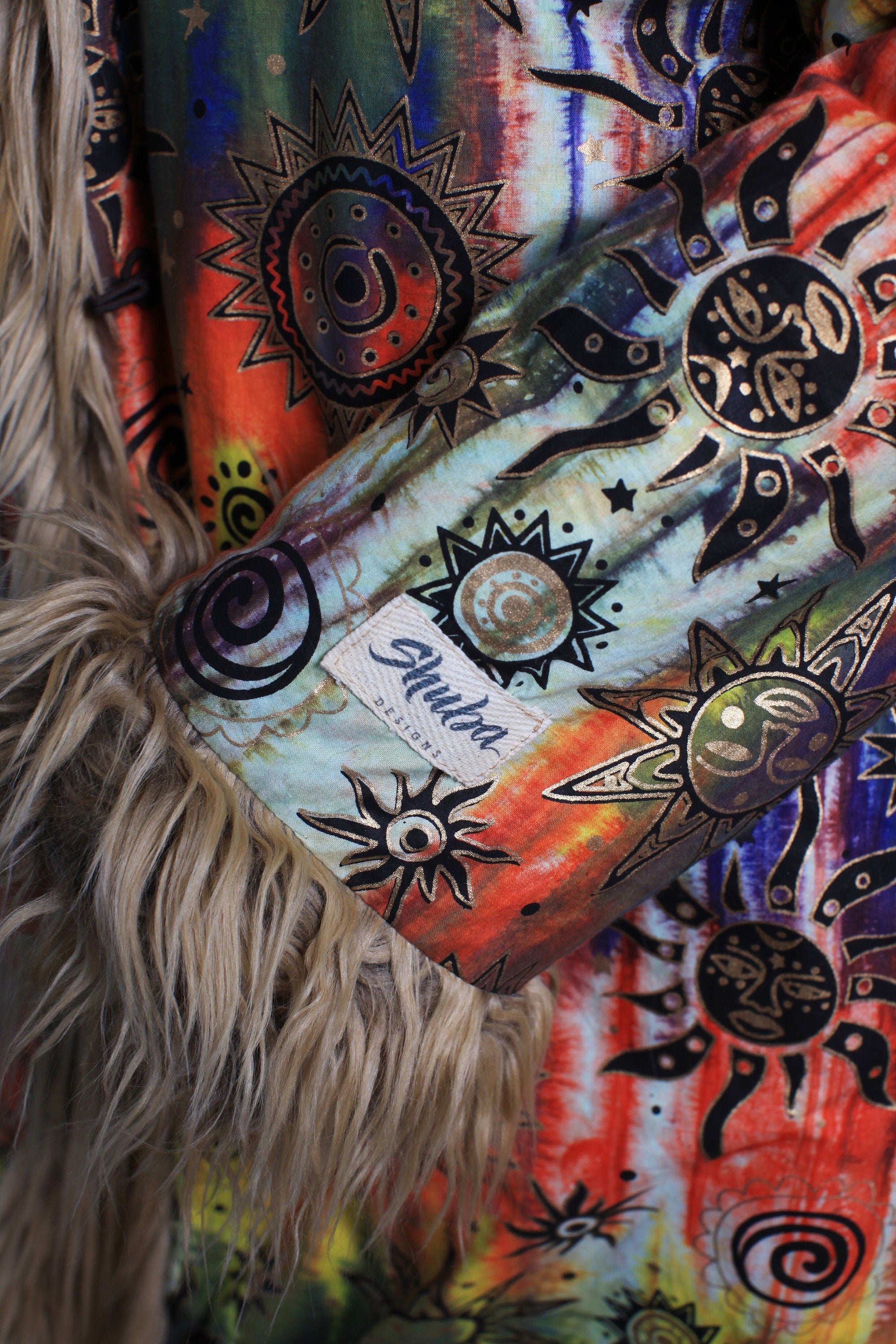 Solar Eclipse Fur Coat