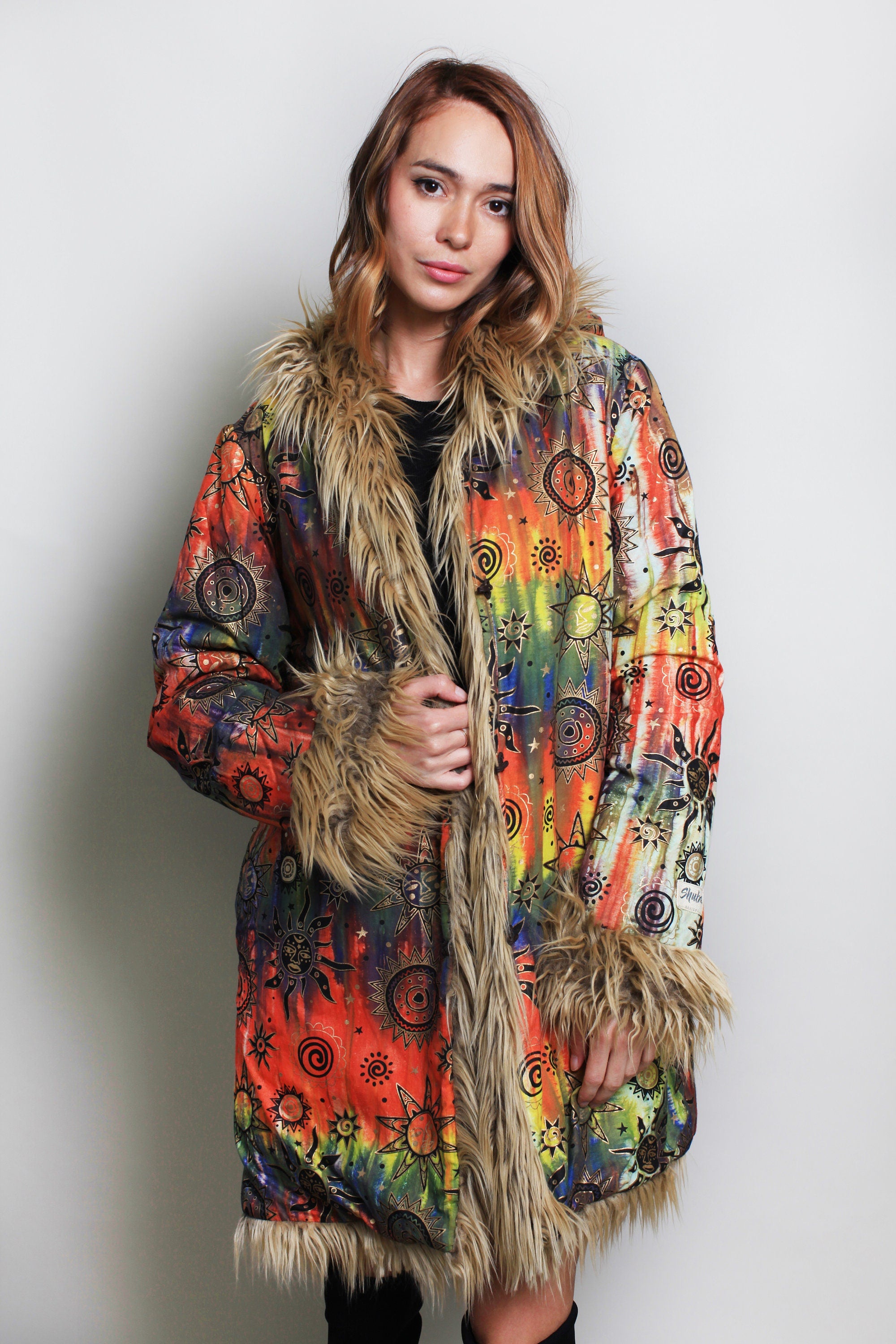 Solar Eclipse Fur Coat