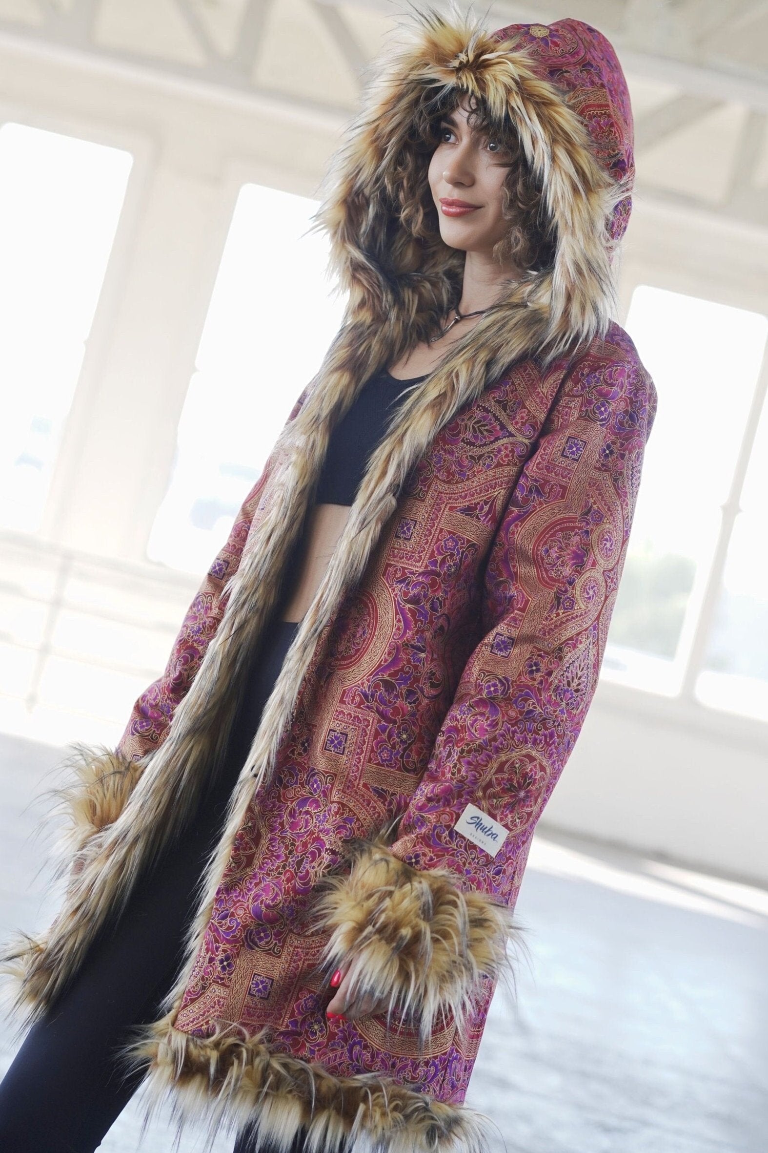 Rose Dune Fur Coat