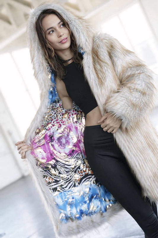 Desert Fox Fur Coat