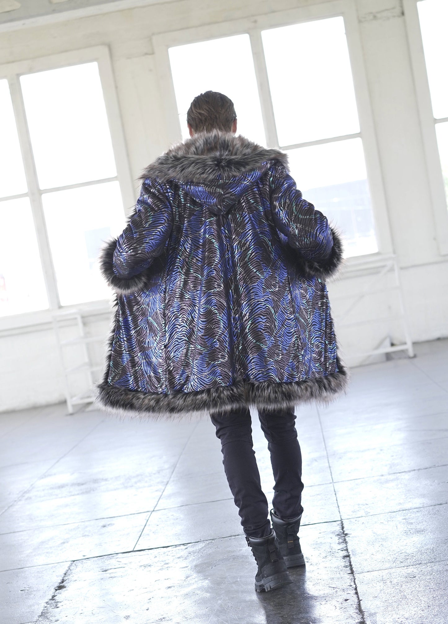 BLUE WOLF Fur Coat