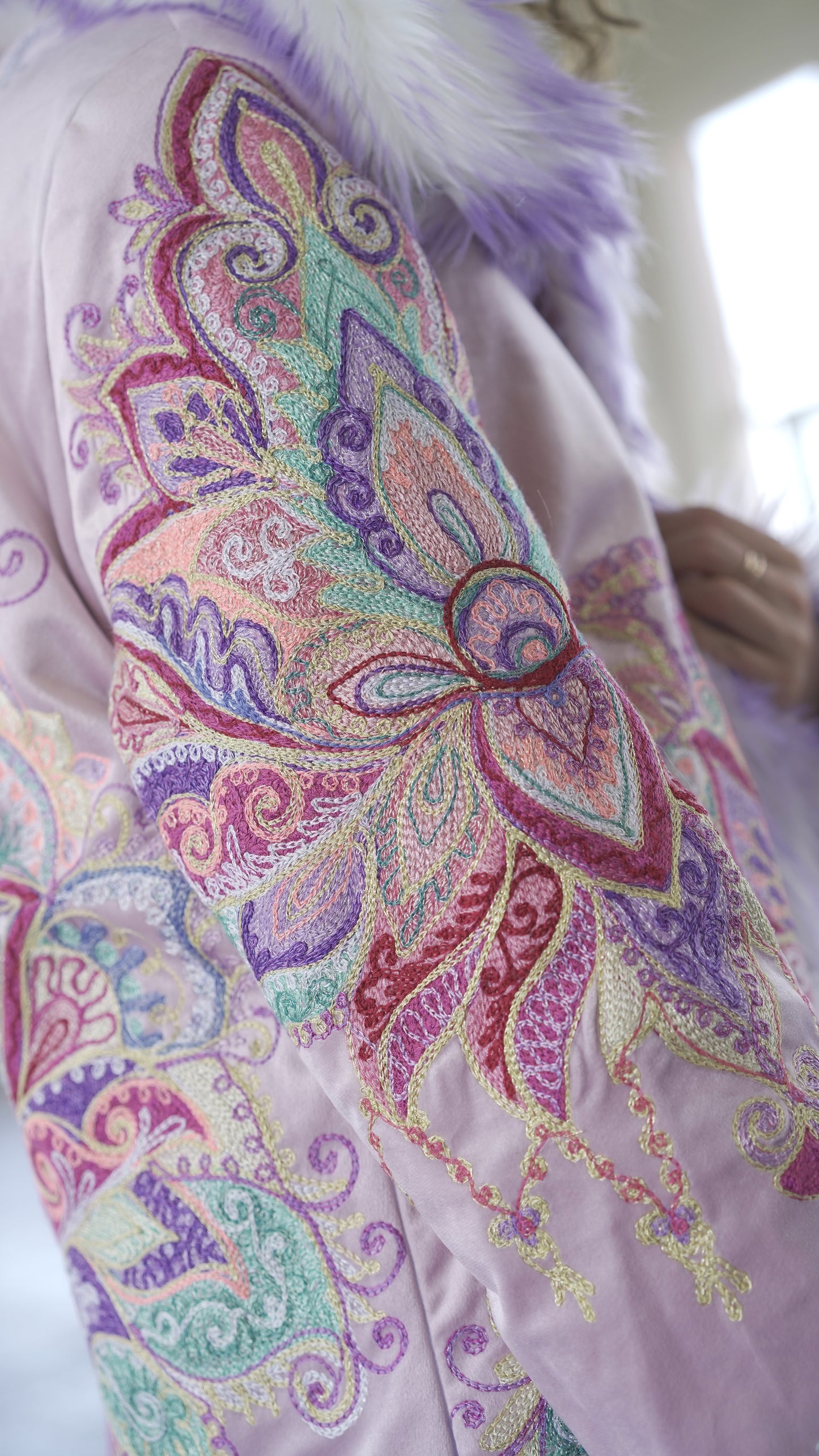 Embroidery Purple