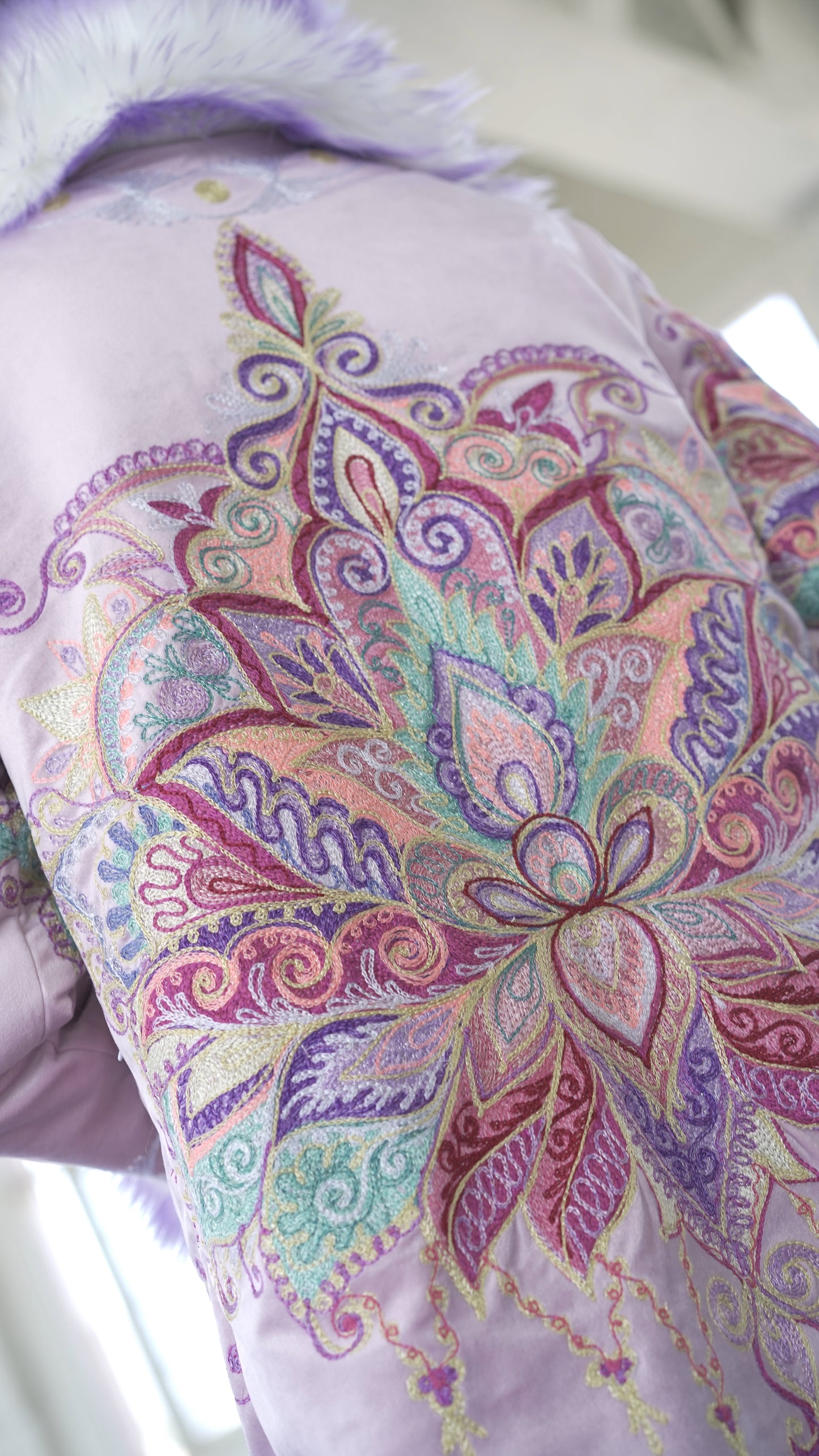 Embroidery Purple