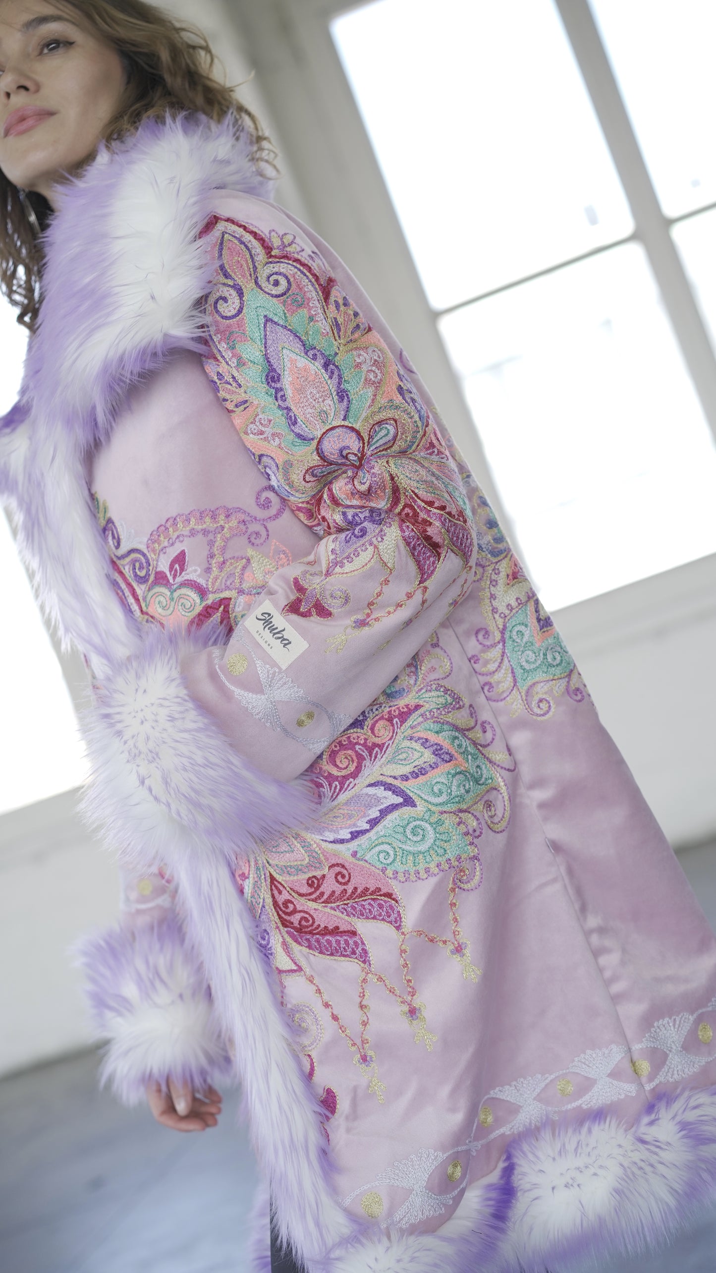 Embroidery Purple