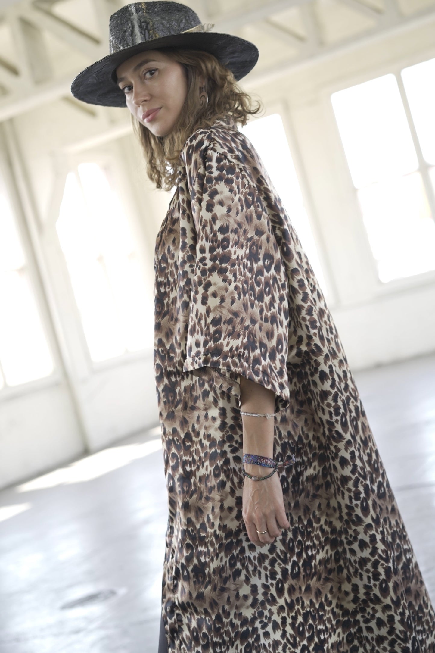Leo Silky Kimono