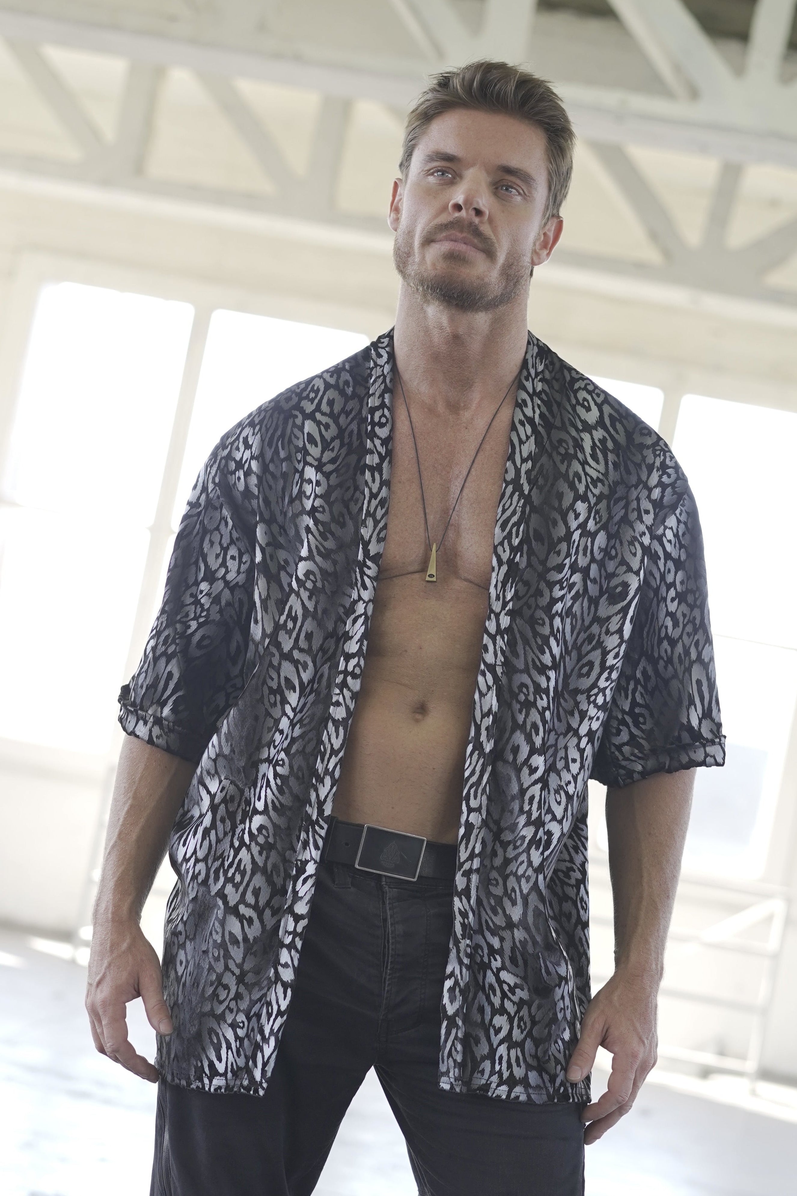 Silver Spots Kimono