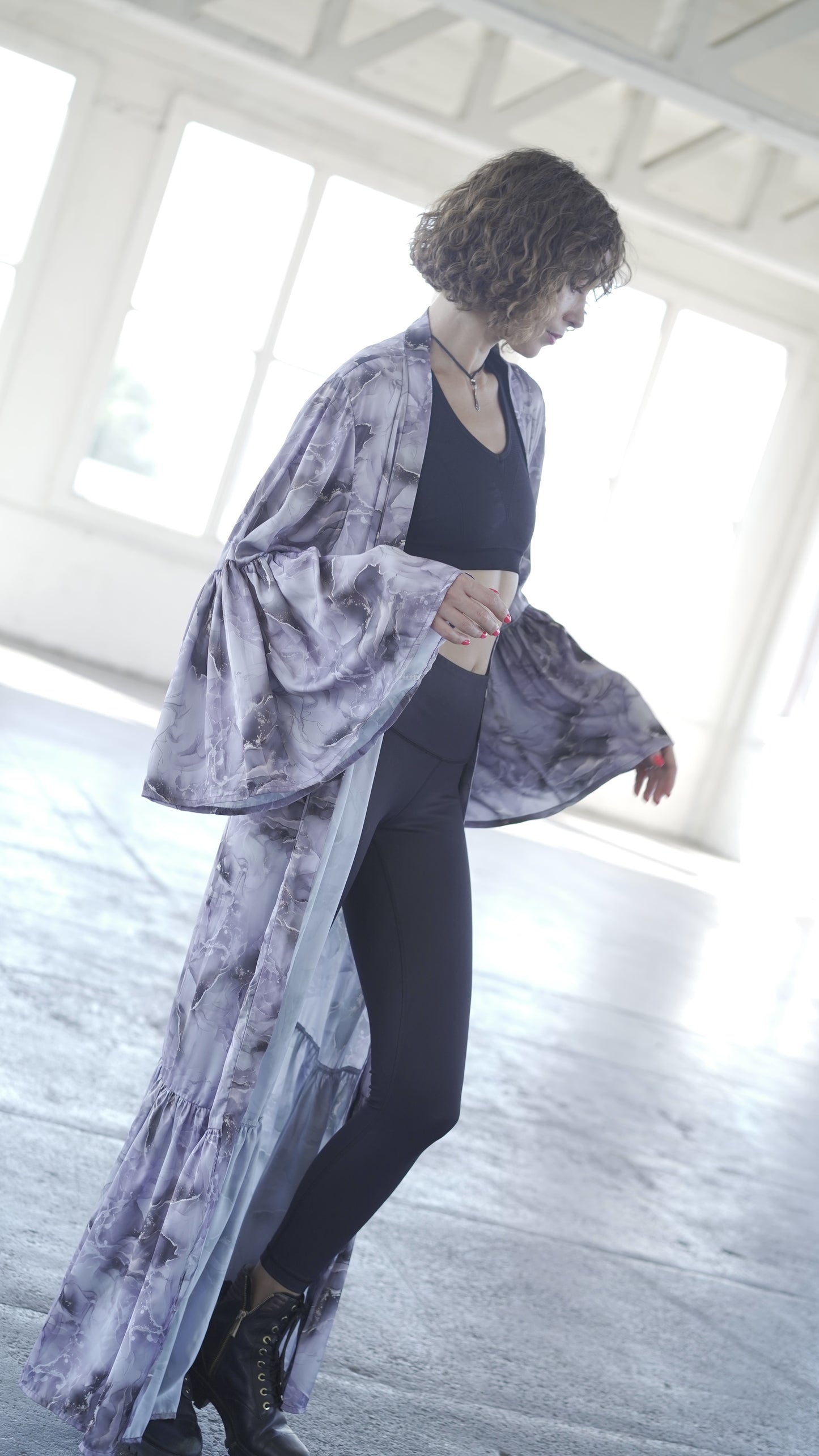 Goddess Silky Kimono Robe