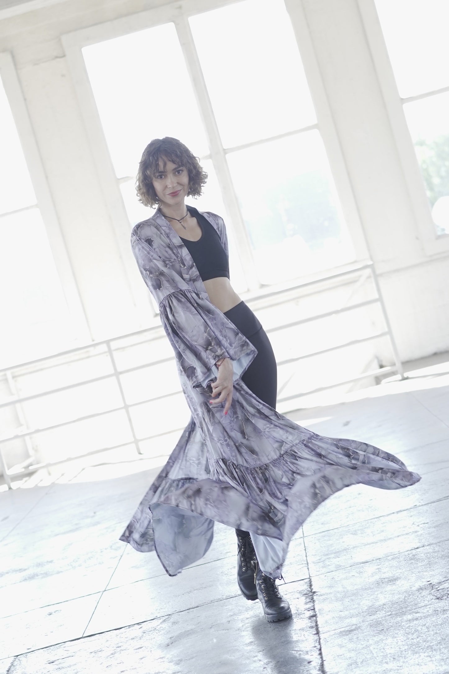 Goddess Silky Kimono Robe