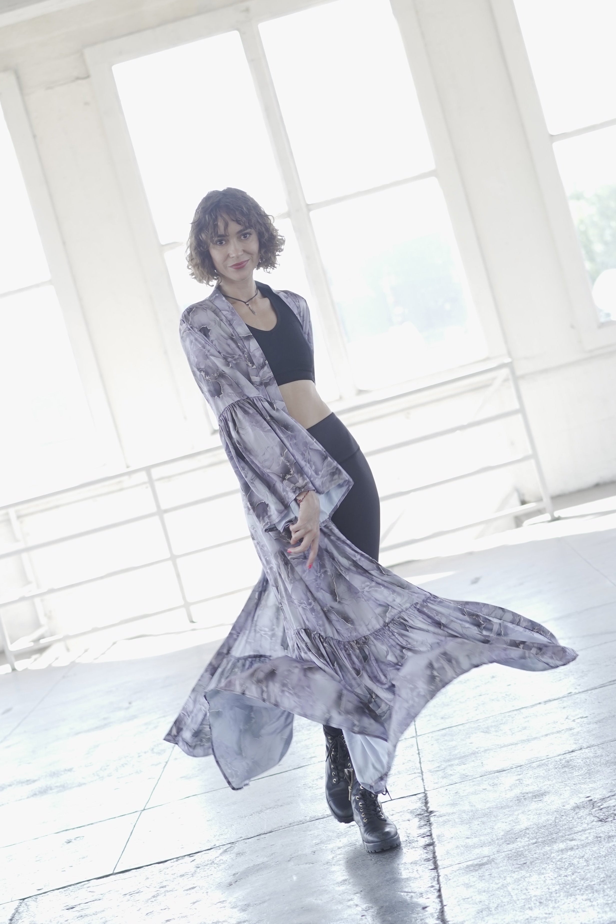 Goddess Silky Kimono Robe