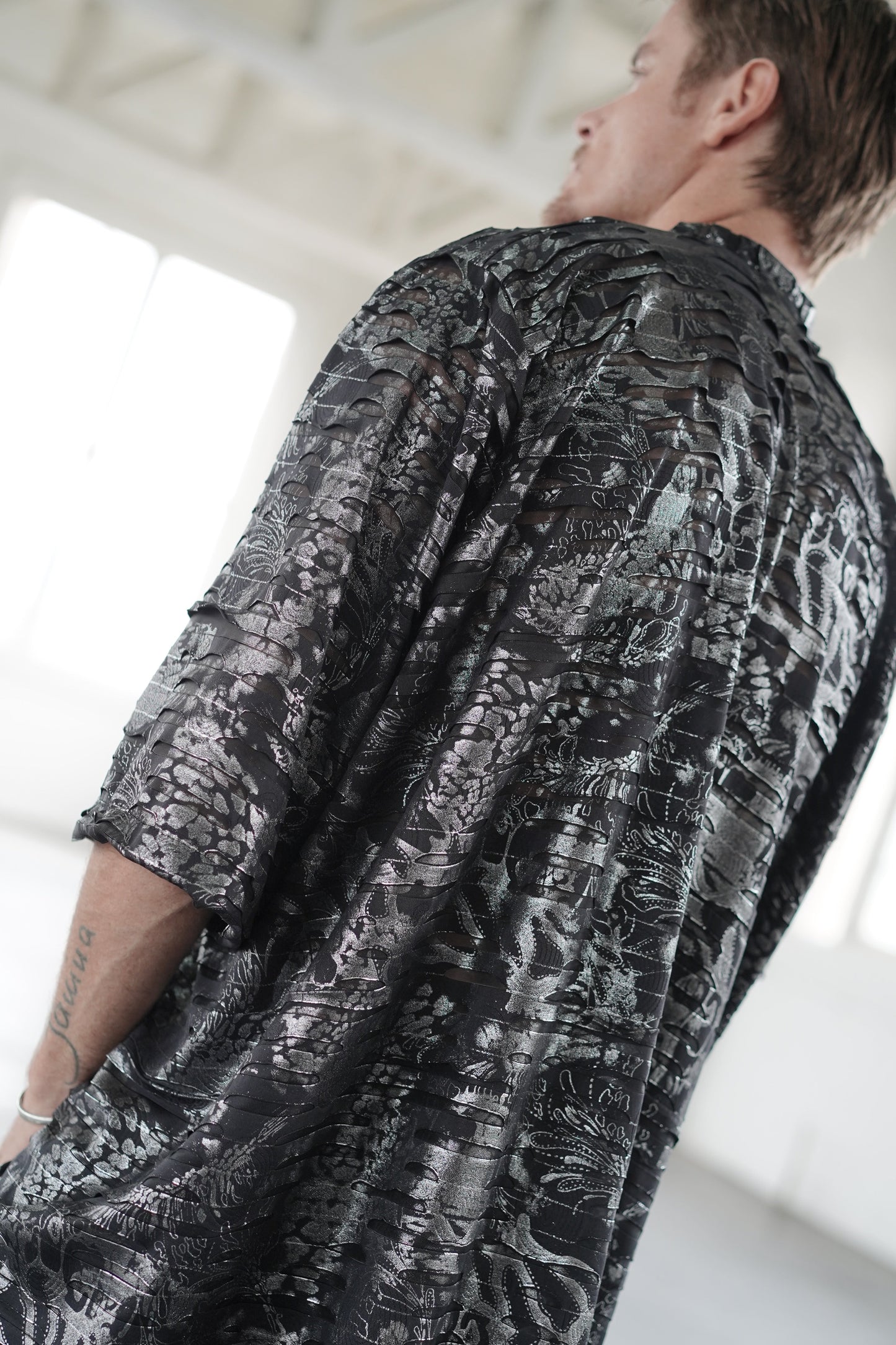 Silver Flow Kimono