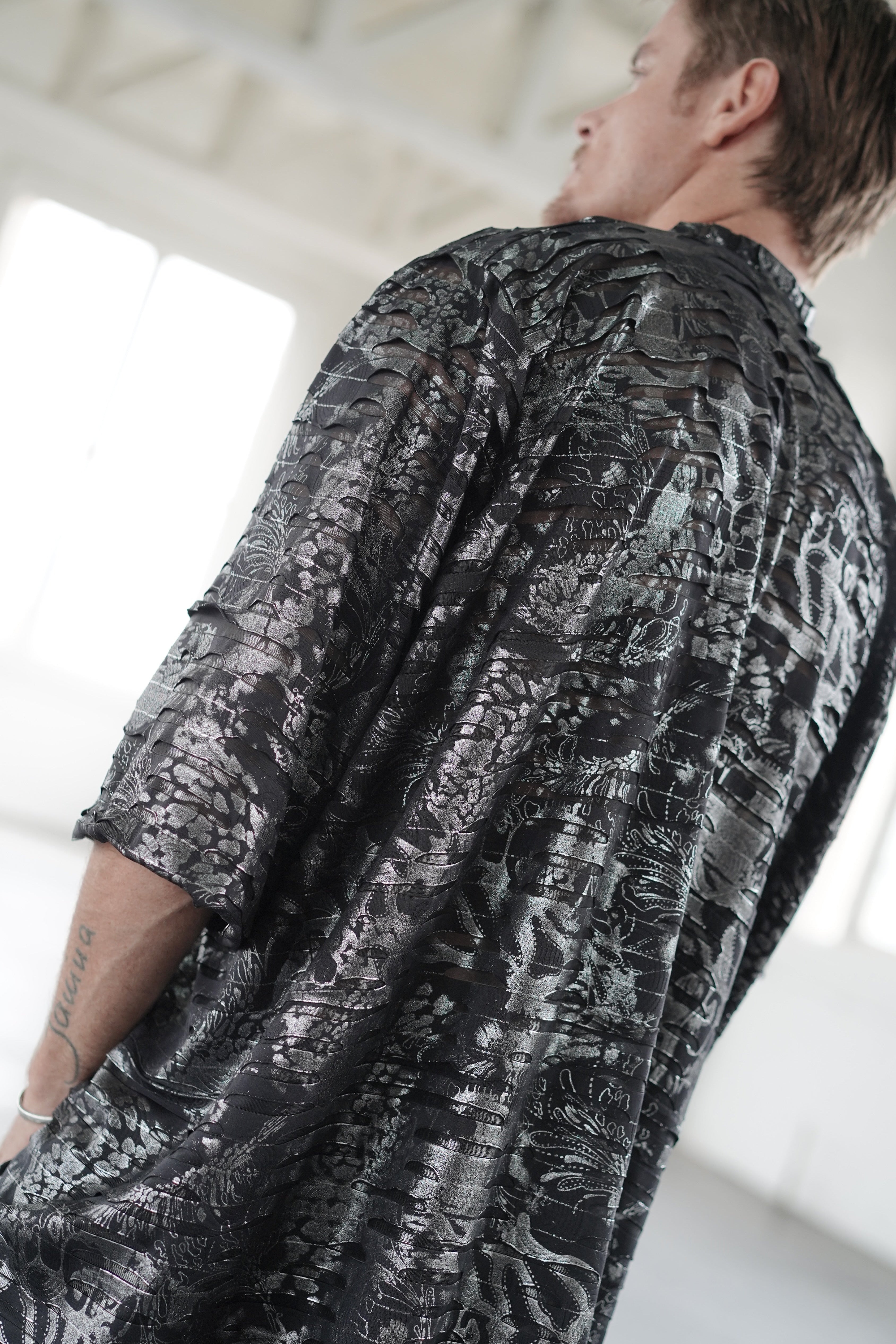 Silver Flow Kimono