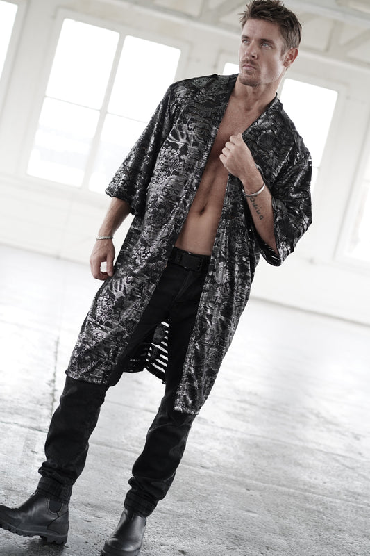 Silver Flow Kimono