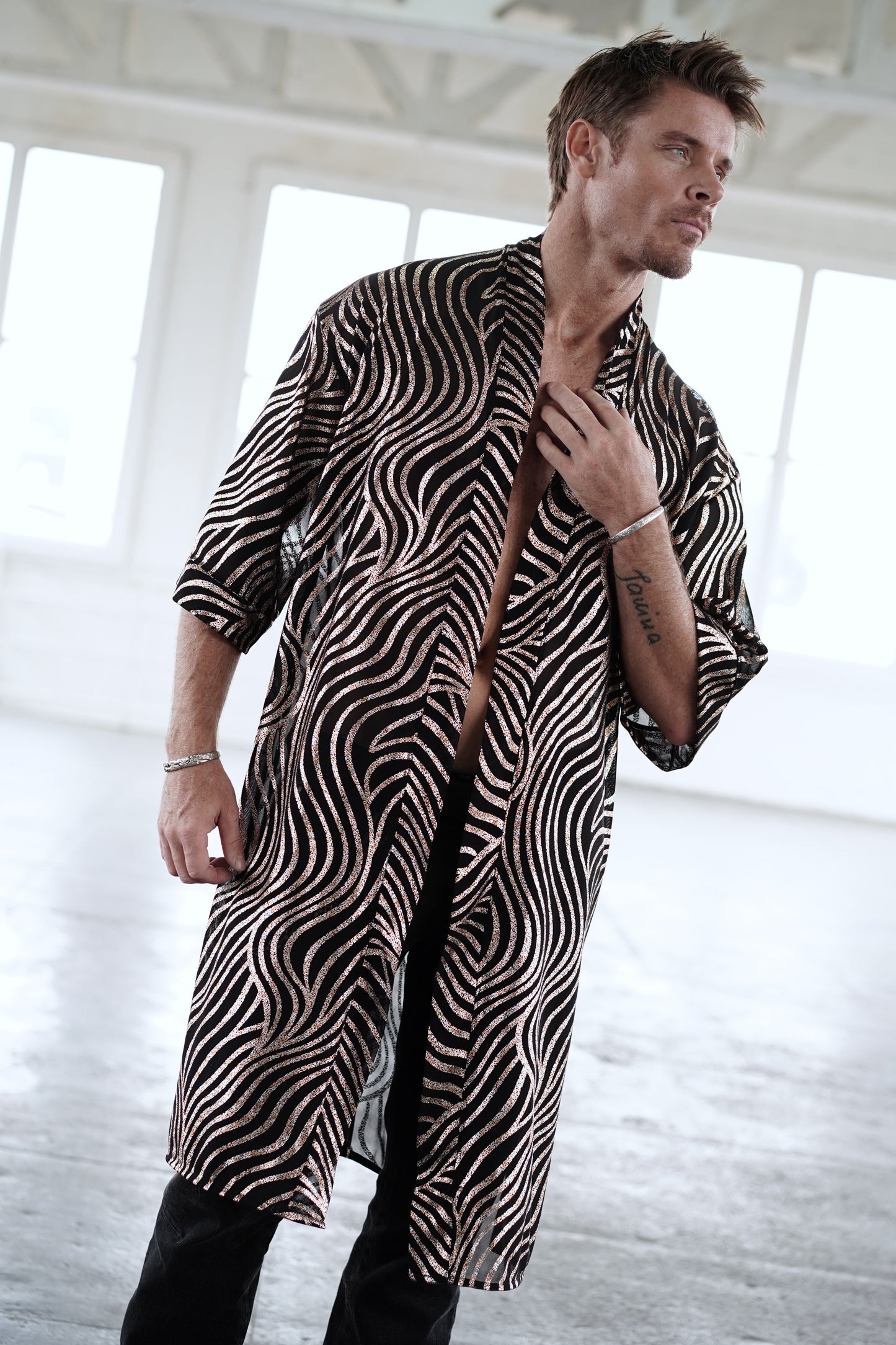 Sheer Eclipse Kimono