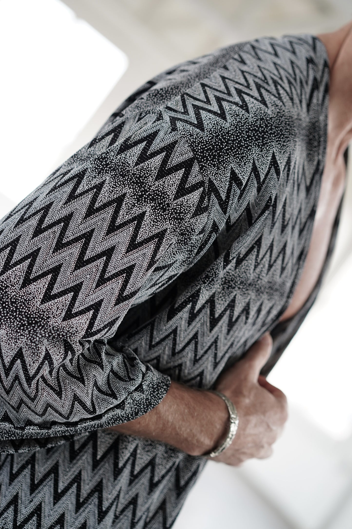 Zig Zag Long Kimono