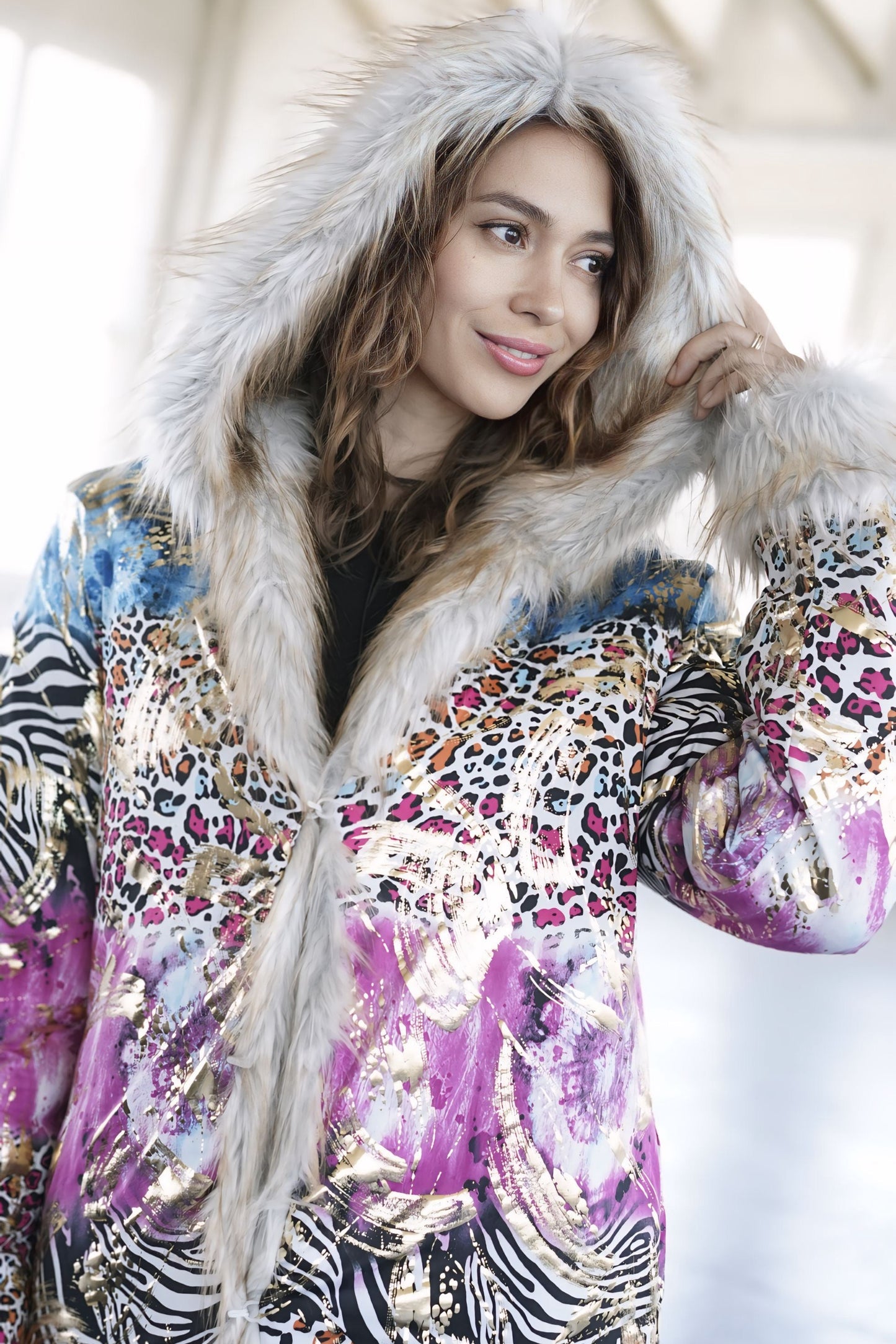 Desert Fox Fur Coat