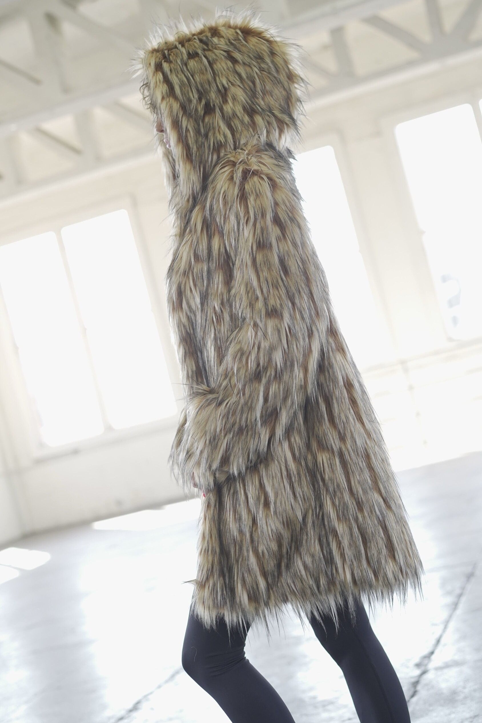 Rose Dune Fur Coat