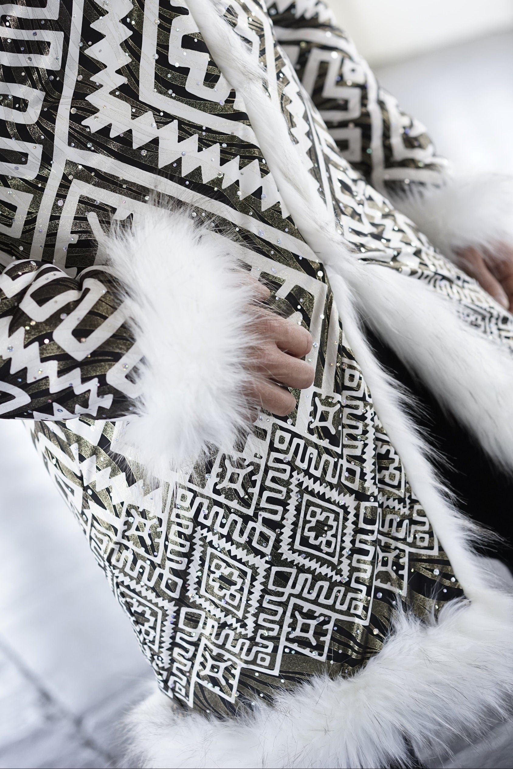 Tribe Guardian Faux Fur Coat
